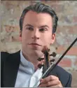  ??  ?? Daniel Rohn, German violinist