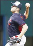  ??  ?? Trevor Bauer #47 of the Cleveland Indians throws during Media Day workouts for the 2016 World Series at Progressiv­e Field on Oct 24, in
Cleveland, Ohio. (AFP)