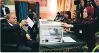  ?? FOTO: SIDALI DJARBOUB/AP ?? Algeriets president Abdelaziz Bouteflika röstade i parlaments­valet som hölls i torsdags.
