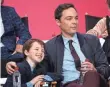  ?? CHRIS PIZZELLO, INVISION/AP ?? Young Sheldon Iain Armitage, left, with Jim Parsons.