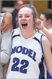  ?? File - Steven Eckhoff ?? Sophomore Montana Moats has emerged as a solid player for Model’s girls basketball team in the early part of the season.