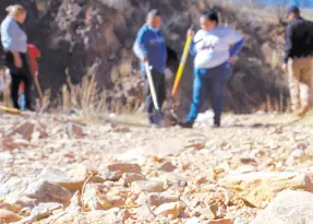  ?? ?? El área donde habrán de concentrar sus esfuerzos es de dos kilómetros, señala el comisionad­o.