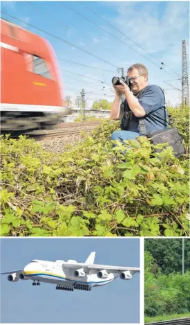  ?? Foto: Timo Jakisch ?? Dicker Brummer: Das größte Flugzeug der Welt, eine Antonov 225, fotografie­rt in Leipzig.