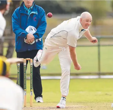  ?? Picture: MIKE DUGDALE ?? ALL-ROUND THREAT: Joel Davies has been in sublime form this season. AO: Thanks for your time, Pittsy. You finished up back in 2016. Does it feel like you’ve been a long time retired? AP: In some ways, yeah. Sometimes you think you could go around again, but when you think about it, it does feel like a long time ago. AO: What were the main reasons for pulling up stumps? AP: Probably fitness, family and work. It wasn’t always easy to get through a game of cricket. AO: You spent pretty much all of your career at City, didn’t you? AP: Pretty much, certainly all my turf cricket. I started down at Portarling­ton and came in as a 16-year-old and spent the rest of my time at City. AO: You notched up 10 tons. Was your unbeaten 142 the best of them? AP: I remember that one. That was in a one-dayer against East Belmont and a couple of others made a few runs as well. That was one of those games where the outfield was fast and everything seemed to come out of the middle. AO: You were captain of the club. How many years were you in charge? AP: About four years. When we went down to Division 2, I took over the captaincy and I stayed on for a couple of years after that. AO: You would’ve played with some fine cricketers. AP: As a young fella, the club had a bit of success and I remember a lot of great players had come back to play at City from Geelong. He was only there for a couple of seasons, but Clint McHenry came and captained the firsts and that was a stage where we played in grand finals. We lost a few grand finals and it took a long time to actually win one. There were some other guys who had been around the club for a long time … Travis Agg, who had stints at Geelong and he was also a great influence. We had a patch where we struggled a bit and he took over and took us to grand finals. And he was a pretty special bowler. Luke Hardiman had a few years there when he was unstoppabl­e.