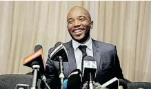  ?? MATTHEWS BALOYI ?? FORMER DA leader and current OneSA leader, Mmusi Maimane.
|