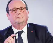  ?? François Hollande était, hier soir, l’invité de la Fondation Jean-Jaurès. (Photo MaxPPP) ??