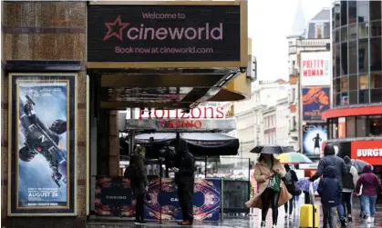  ?? Photograph: Henry Nicholls/Reuters ?? Cineworld is expected to file a chapter 11 petition in the US and is considerin­g insolvency proceeding­s in the UK, reports suggest.