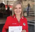  ??  ?? Norma Treviño pasó de 19.4 a 29.93 en la preferenci­a del voto.