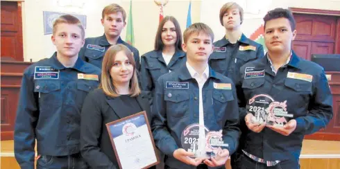  ?? ?? Учащиеся Витебского государств­енного технологич­еского колледжа получили по итогам трудового семестра сразу несколько наград.