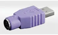  ??  ?? Ein solcher Adapter (USB auf PS/2) kann für eine fehlerhaft arbeitende Maus verantwort­lich sein.