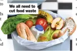  ??  ?? We all need to cut food waste