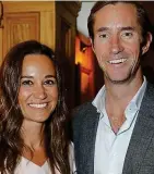  ??  ?? Newlyweds: Pippa with James