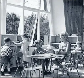  ??  ?? The Irmgard Ritchie Kindergart­en in 1965, its year of opening.