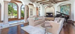  ?? COURTESY OF WALTER DANLEY AND LIBBY COHEN/WALT DANLEY REALTY ?? This Paradise Valley estate purchased by Dean Graziosi features vaulted ceilings and marble flooring.