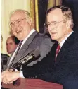  ?? FOTO: AFP ?? Mit US-Präsident Bush verband ihn Vertrauen.