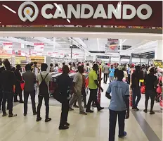  ??  ?? KINDALA MANUEL | EDIÇÕES NOVEMBRO Terceiro hipermerca­do abriu ontem as portas ao público