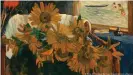  ??  ?? Stein appreciate­d Paul Gauguin's 'Sunflowers on an armchair' for departing from the establishe­d art norms of the time