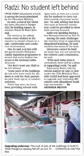 Radzi: No student left behind - PressReader