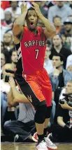  ?? FIUME/GETTY IMAGES
GREG ?? Toronto guard Kyle Lowry reacts to a foul call as the Raptors were swept out of the NBA playoffs by the Washington Wizards.