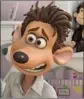  ?? DreamWorks Animation ?? HUGH JACKMAN supplies the voice of the character Roddy in “Flushed Away” on ABC.