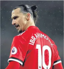  ?? Picture: PA. ?? Zlatan Ibrahimovi­c is pushing for a start after making three substitute appearance­s as he returns from a serious knee injury.