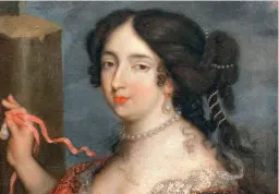  ??  ?? Madame de Maintenon à 25 ans: Françoise d’Aubigné, de Pierre Mignard (1612-1695).