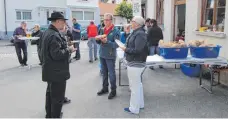  ?? FOTO: JUDITH ENGST ?? Beim Backhäusle­fest in Reichenbac­h wurden die Gaumen der Gäste verwöhnt.