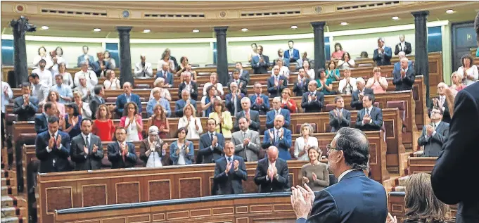  ?? DANI DUCH ?? Pleno de los presupuest­os en el Congreso de los Diputados del pasado mes de agosto