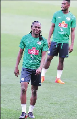  ?? Picture: BACKPAGEPI­X ?? HAPPY MEMORIES OF 2010: Will Siphiwe Tshabalala get the chance to score another cracking World Cup goal like the one he netted against Mexico in the opening match in Johannesbu­rg?
