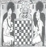  ??  ?? En 642, les arabes font connaissan­ce du jeux d’échecs