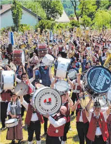  ?? FOTO: SOMM ?? Hunderte Musiker feierten und spielten zusammen.