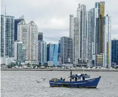  ?? Foto: Arnulfo Franco/AP, dpa ?? Panama ist auf der Liste der EU über weltweite Steueroase­n gelandet. Unser Bild zeigt die Wolkenkrat­zer von Panama Stadt.