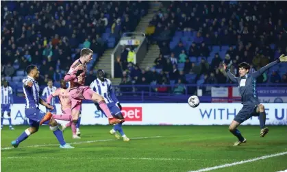  ?? ?? Patrick Bamford puts Leeds in front just before the break Photograph: Matt West/Shuttersto­ck