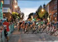  ?? LUCAS ROGERS — DIGITAL FIRST MEDIA ?? Benchmark Federal Credit Union is the new sponsor name for the pro cycling race through the streets of West Chester on Aug. 12.