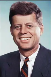  ??  ?? President John F Kennedy.