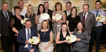  ??  ?? LEFT: Londis Retail Developmen­t Manager Dermot O’Neill with Catherine and Martin Canavan and Caroline Doyle from Canavan’s Londis, Inch; Cindy and David Dillon from Dillon’s Londis, Fethard-On-Sea; Marie and Denis O’Doherty from O’Doherty’s Londis, Our...