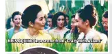  ??  ?? Kris aqUino in a scene from ‘Crazy rich asians’