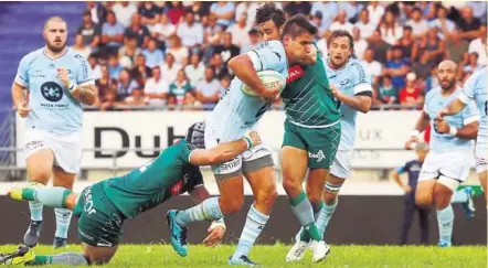  ?? Photo Pablo Ordas ?? À une semaine du coup d’envoi du championna­t de Pro D2, les Basques de Romain Barthelémy ont livré une prestation aboutie face aux Palois et engrangent de la confiance.