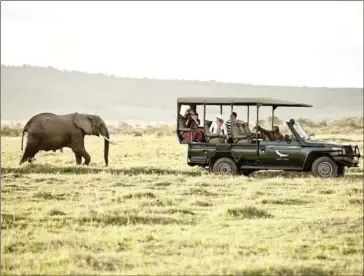  ?? ANDBEYOND VIA THE NEW YORK TIMES ?? An undated photo from andBeyond, which offers a photograph­y safari at its tented camp in Masai Mara, Kenya.