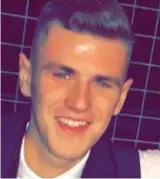  ??  ?? Twenty-year-old Luke O’Reilly, who died yesterday after being attacked on the street in West Dublin in the early hours of November 1 after celebratin­g Halloween with friends at a local nightclub