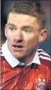  ??  ?? TARGET MAN: Aberdeen’s Jonny Hayes is staying at Pittodrie, much to the relief of his manager.