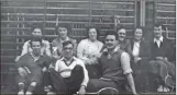  ??  ?? Fort William Senior Secondary School staff after a relaxing break from badminton in the gym.