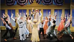  ?? HILARY GAULD CAMILLERI/DRAYTON ?? David Rogers and company in Drayton Entertainm­ent’s production last season of The Music Man.