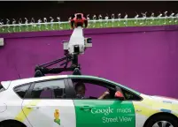  ?? (Dylan Martinez/Reuters) ?? A GOOGLE MAPS car makes its way through London last October.