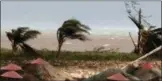  ??  ?? Residents of the Northern Mariana Islands face months without electricit­y or running water after the strongest storm to hit any part of the U.S. this year.