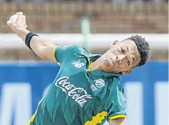  ?? Picture: Gallo Images ?? Thando Ntini is part of the SA Under-19 World Cup squad in NZ.