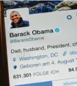  ?? Foto: ?? Auch das Twitter-Profil von Barack Obama war Ziel der Hacker.