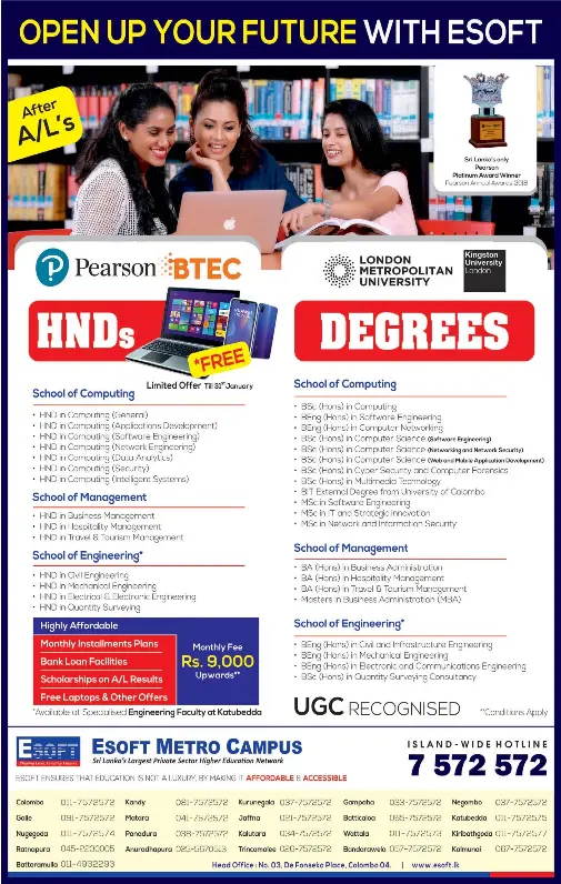 Esoft Metro Campus Affordable And Accessible Education For Future Success Pressreader