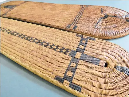 Rattan shields among weaponry - PressReader