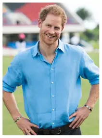  ??  ?? ABOVE: Prince Harry, at 32, is ready to settle down. “I would love to have kids now,” he said in 2015. OPPOSITE: Could US actress Meghan Markle be the one who finally captures his heart?